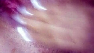 She masturbates alone in the bathroom