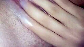 She masturbates alone in the bathroom