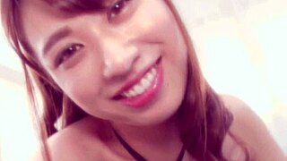 Hey, this japanese girl is teasing my nipples so much.