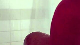Kisses with Cute Brunette in Dorm Room During Workout Session