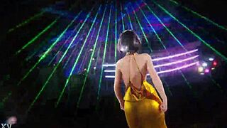 Why is this hot girl twerking her ass so provocatively?