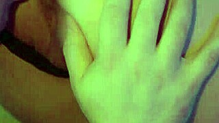 Kinky guy interacts playfully with his partner in a private setting