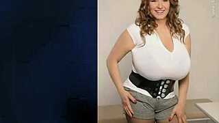 Huge boobs tease in sexy BBW milf wives