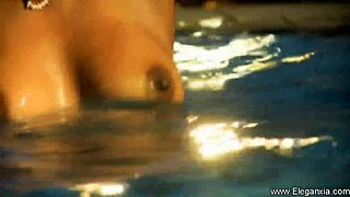 I show off my natural curves as a brunette beauty