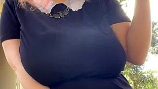 i see the alt milf next door smoking outback with short hair and piercings