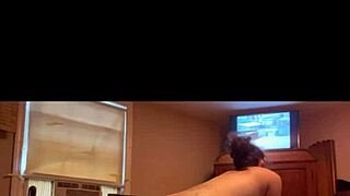 slim thick woman meets client at friend's house