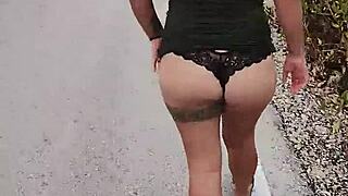 Latina Whore Flaunts Ass And Tits On Mexican Public Road