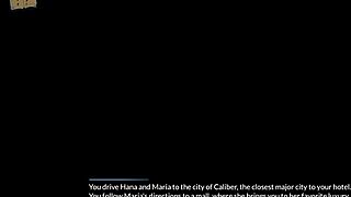 I explore the harem hotel in this game.