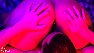 bbw girlfriend foot sex