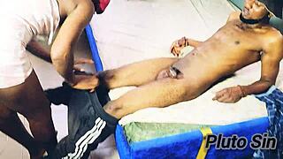 Seduced neighbor fucks pussy