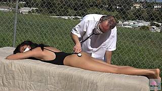 dr grey gives sensual massage to asian patient