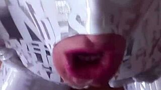 Vilja As Sex Doll In Tight Zentai Gagging Roughly