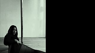 Pinay Pole Dancing With Heels And Doing Aerial Hoops