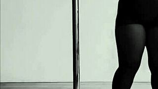 Pinay Pole Dancing With Heels And Doing Aerial Hoops