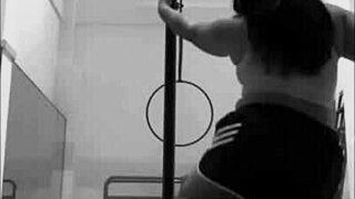 Pinay Pole Dancing With Heels And Doing Aerial Hoops