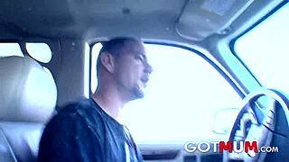 Brunette Milf Gets Facial Cumshot On Pretty Face