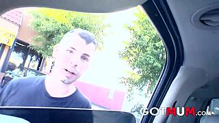 Brunette Milf Gets Facial Cumshot On Pretty Face