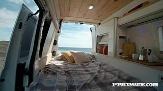 blonde babe cherry kiss squirts outside, facial blast!