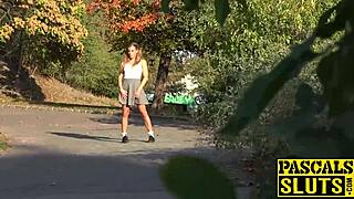 hey, that submissive english slut gets bound in bondage for rough anal sex and big cock creampie domination.