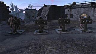 Fallout 4 Pillory Fuck with Intense Anal and Punishment