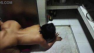 Mature Colombian Whore Bent Over for Step-Nephew's Doggystyle Fucking and Ass Licking