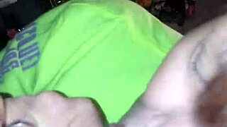 Young lady swallows after giving head