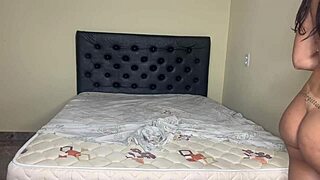 Latina teen bent over for anal doggystyle without condom