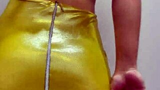 Brunette Teases Young Guy With Pussy