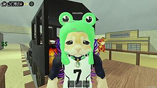 Shemale Ladyboy Gets Gangbanged While Afk!