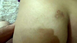 step brother slams huge asian step sister hard. screaming echoes through wild chubby legs scene.