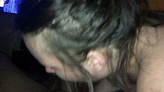 i'm camera shy but still got cum out of me in interracial blowjob