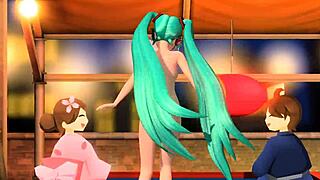 Hatsune Miku Goes Fully Nude in Project Diva Mod Reveal
