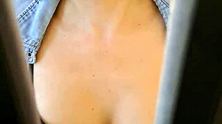 i hid in the wardrobe but got a blowjob from young couple in roleplay