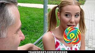 TEEN POPPY PLEASURE WITH BRACES AND PIGTAILS GETS FUCKED HARDCORE