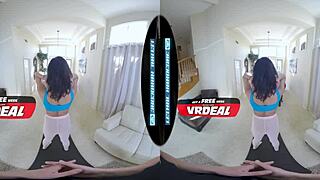 Busty Ebony Beauty Nia Nacci Bent Over Doggystyle Workout Fuck