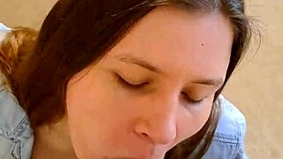 i hid in the wardrobe but got a blowjob from young couple in roleplay