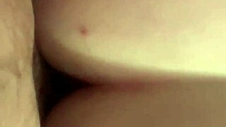 Amateur Couple's Intimate Doggy Style Creampie