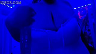 Chubby BBW Enjoys Huge Monster Cock Sex With Toys And Black Partner