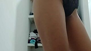 i'm watching my hot teen student strip naked, revealing her big pussy and small tits