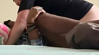 Homemade Ebony Amateur Bent Over for Doggy Style Fucking