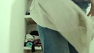 i'm watching my hot teen student strip naked, revealing her big pussy and small tits