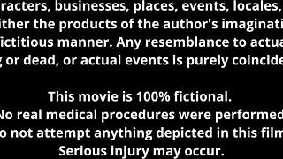 human guinea pigs lilly jade in latex gloves spreading ass close up