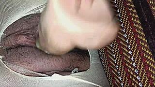 Pretty student girl tears stockings and gets tight pussy fucked hard.