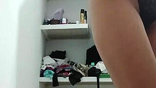 i'm watching my hot teen student strip naked, revealing her big pussy and small tits