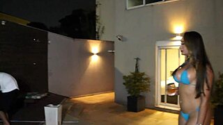 Madame Edna Samara Meets Pool Boy's Cock