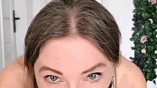 mature cougar teases with pussy joi instructions