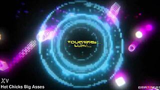 Luna Star Gropes and Fingers Big Cock for Cumshot on Brazzers