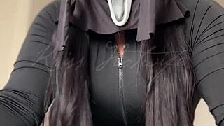 Watch this black wife in leggings tease her ass fetish style on Friday 13, come see the POV amateur version I just posted!