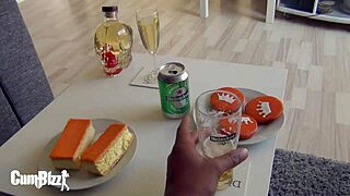 bad ass kingsday slut bent over in cosplay costume for interracial big cock cum princess tits.