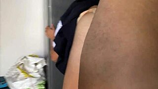 Perverted stepdad covers skinny stepdaughter in cum after school in uniform